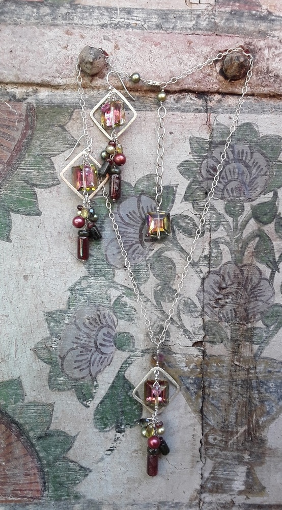 Sterling Silver Necklace and Earring set